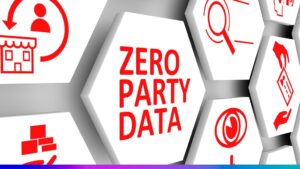 Profissional analisando indicadores de desempenho (KPIs) e gráficos digitais, simbolizando análise de dados, inteligência artificial e estratégias de marketing orientadas por métricas.