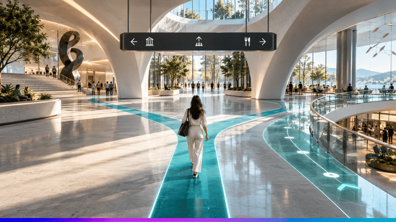 wayfinding experiência do cliente